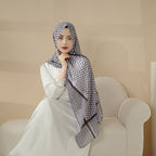 Keffiyeh Print Chiffon Hijab - Lightweight & Airy