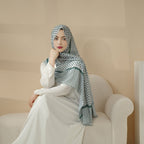 Keffiyeh Print Chiffon Hijab - Lightweight & Airy