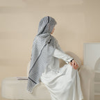 Keffiyeh Print Chiffon Hijab - Lightweight & Airy