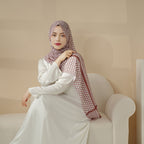Keffiyeh Print Chiffon Hijab - Lightweight & Airy