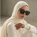 Bamboo Jersey Hijab - Cool, Hypoallergenic & Stretchy