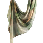 Watercolour Floral Hijab - Soft Chiffon Blend