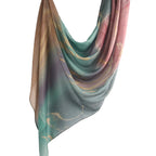 Watercolour Floral Hijab - Soft Chiffon Blend