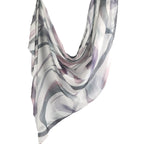 Watercolour Floral Hijab - Soft Chiffon Blend